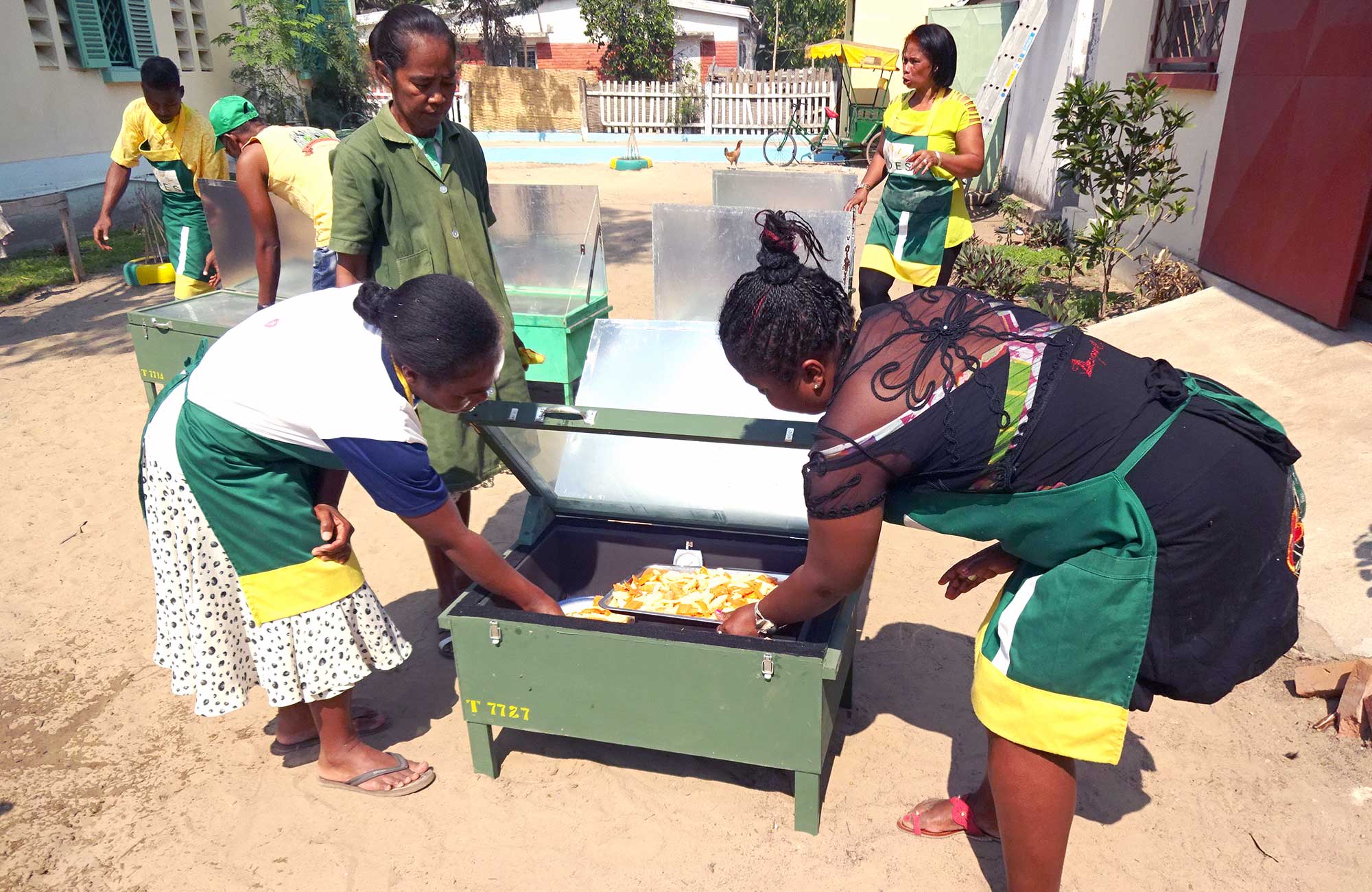 the cookstove in action in madagascar